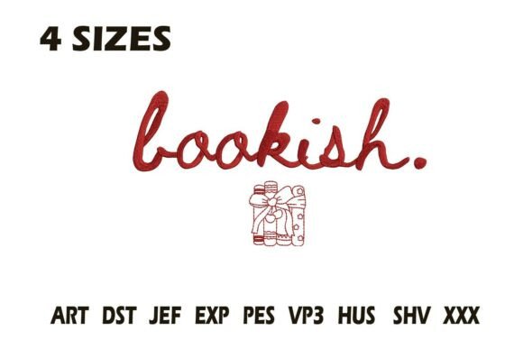 Bookish: A Whimsical Machine Embroidery Design Review