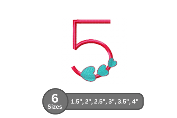Candy Heart Number -5 Embroidery Review
