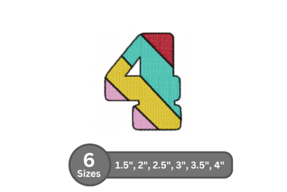 Candy Stripe Number -4: A Festive Font Review