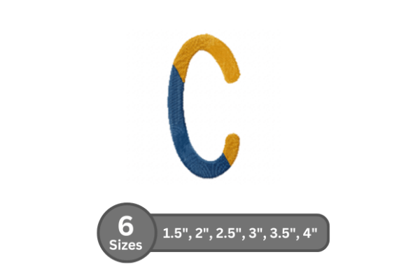 Chalk Split Alphabet - C: A Soft Touch for Gifts