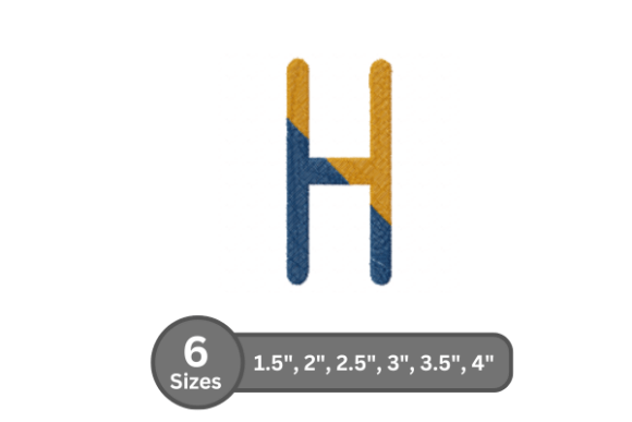 Chalk Split Alphabet -H: A Designer's Review