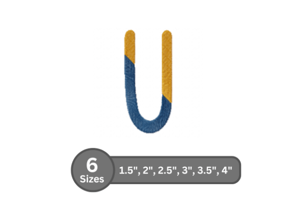 Chalk Split Alphabet -U: A Designer's Review for Boutique Sweatshirts