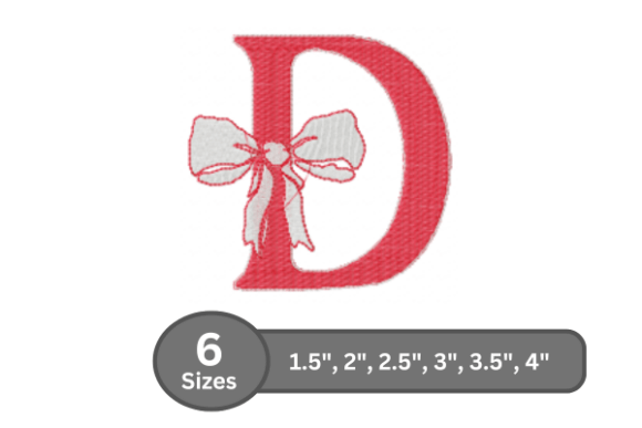 Cherry Knot Alphabet -D: A Stylish Stitch for School Projects