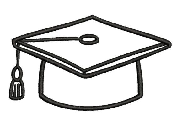 Grad Cap Outline: A Minimalist Must-Have for Etsy Sellers