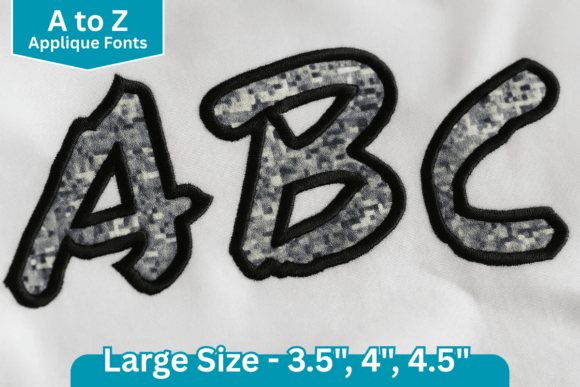 Graffiti Applique Embroidery Font Review for Business Merch