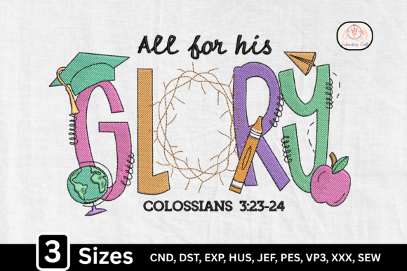 Review: All for His Glory Bible Verse Teacher Design