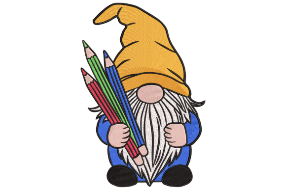 Review: Gnome with Colored Pencils Embroidery