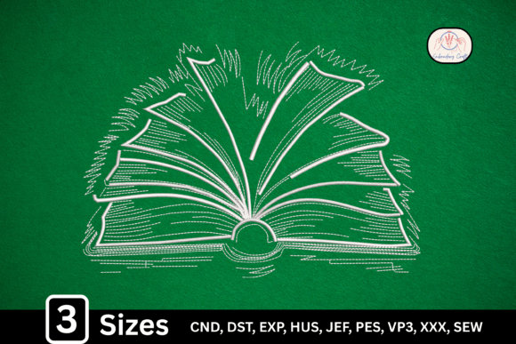 Review: Line Art Book Lover Reading Open Book