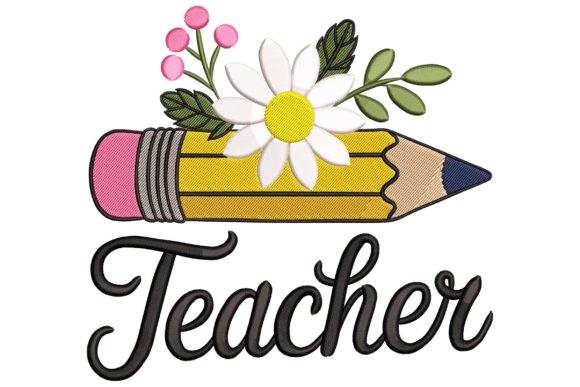 Reviewing Floral Teacher Pencil for Etsy Shops