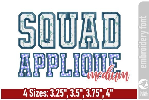 Squad Varsity Applique Font Review: Bold Style for Team Gear