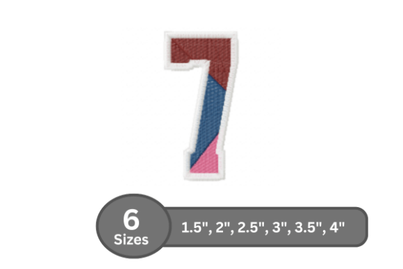 Street Varsity Number -7: A Bold Choice for Etsy Sellers