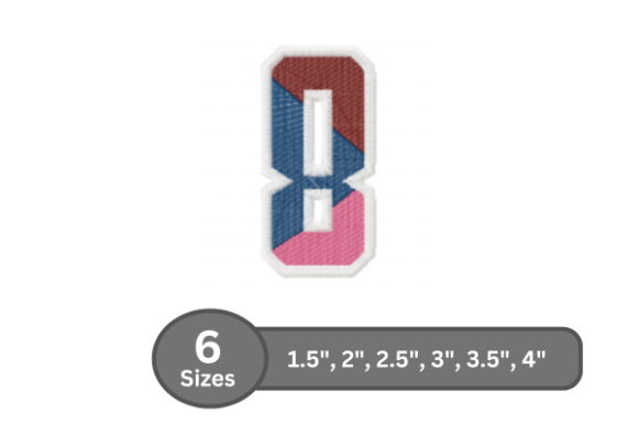 Street Varsity Number - 8: A Bold Pick for Craft Fairs